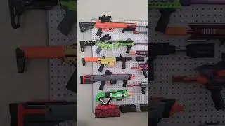 Nerf Wall Updated #nerf #nerfmodding #worker #sabre #gavinfuzzycustoms #nerfgun