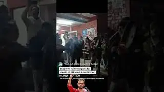Students raise slogans for death of PM Modi & Amit Shah in JNU #bjp #bjpnews #india #congress #modi