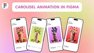 ASMR Figma Carousel Animation Tutorial | UI/UX Prototyping Made Easy | Figma tutorial for beginners