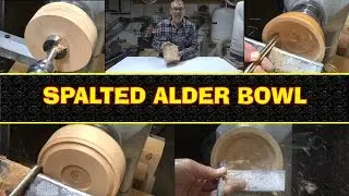 Spalted Alder Bowl