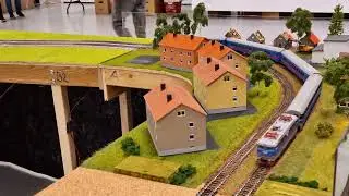 Model Railway Fair and Swedish H0 scale Modular Layout. Uppsala/Fyrishov 05.11.2022