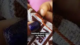 handmade gent's wallet with names on demand 😍...#handemade #hunzavalley #trendingvideo #hunza