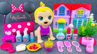 15 Minutes Satisfying With Unboxing Pink Makeup Toy Set By Lily  | ASMR