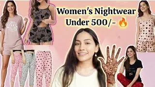 Meesho Night Suit for Women under 500/- in 2025 😍  Cotton Nightwear Review #meesho 