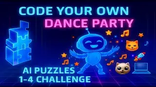 Code Your Own Dance Party! AI Puzzles 1‑4 Challenge | Hour of Code