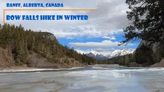 Discover amazing views of the Banff Bow Waterfall during Winter Hike