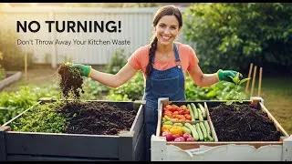 Don&rsquo;t Throw Away Your Kitchen Waste - How to Make Compost Without Turning | DIY Compost Bin Hacks!