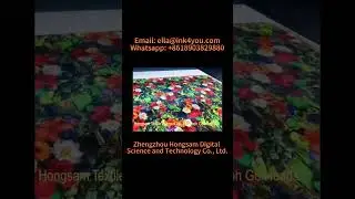 Hongsam Textile Pigment Ink White and Color Inks #fabricprinting #dtfink#dtgink #textileprinting