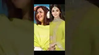 Pakistani V/S Indian Bollywood's actress | same dress colour #showbiz #celebrity #ytshorts
