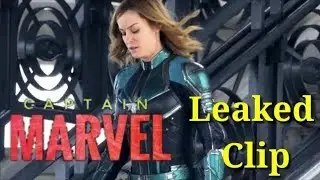 Captain marvel | leaked clips from The set Brie Larson and young nick fury HD