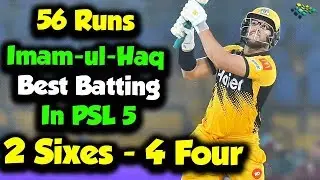Imam ul Haq Best Batting In PSL 5 | HBL PSL 2020 HD|MB2