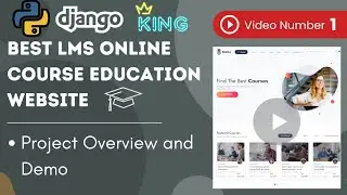 #1 Learning Management System Website Using Python Django - Overview  #learningmanagementsystem
