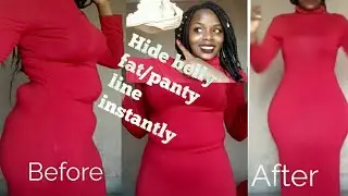 HACK:How To Hide Back fat/belly/love handles/fupa  and Panty Lines