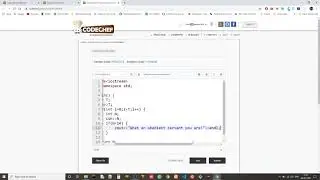CodeChef - Beginner's problems in C++ : Servant(FLOW008)