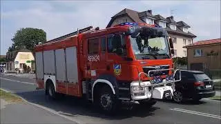 [Trąby] Alarmowo OSP Międzywodzie, JRG Międzyzdroje i Policja do wypadku