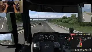 Mercedes Actros - Euro Truck Simulator 2 | Serbia to Slovenia with steering wheel