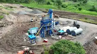 Asphalt plant is installed in Philippines