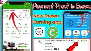 Payment Proof in Esewa | From Smart Earn 4u App | New Esewa Earning App | How to Earn Money in Esewa