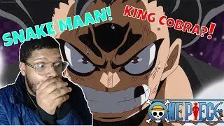 SNAAAKE MAAAN!!! KING COBRAAA! OMG!! - ONE PIECE EP. 870 REACTION