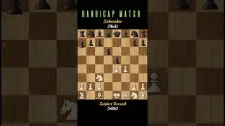handicap Match by Tarrasch Vs Schroeder #chess #chessman #chessgrandmaster #chessgame #chesscom
