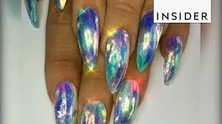 Press-on Holo Nails