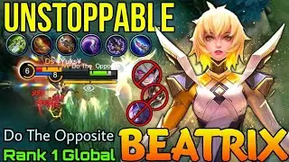 Top Global Beatrix One Shot Sniper Build 2023 ~ Unstoppable kills in Mobile Legends