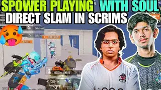 SouL Direct Slam In Scrims 🔥 Spower With SouL ✅ S8ul Mazy Prediction For BMSD 🥵 SouL Op Performance