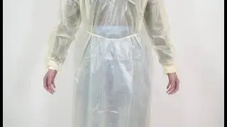 Topmed disposable isolation gown
