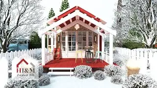 Cottage Style Tiny House: Living a Retro Dream inside an Off Grid Small House