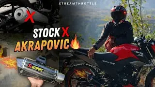 TVS Raider 125 Akrapovic Exhaust 🔥 | Sound Test, Install & Is It Legal?