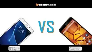 ZTE  Boost MAX+  VS Samsung Galaxy J7 -  boostmobile