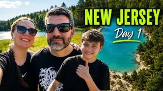 Day 1: FAMILY ROADTRIP to a Mysterious BLUE HOLE LAKE in New Jersey. We got lost 3 times! #travel 