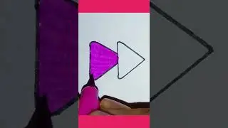 Pink colouring in Forward icon #shorts #youtubeshorts #drawing