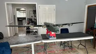 Nexa B-24 2800mm wingspan rc plane electric setup plan