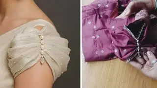 🦋Trending puff sleeve design cutting and stitching| blouse sleeves design|बाजू का डिजाइन Baju design