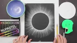 How to Draw the Solar Eclipse Chalk Art Project for Kids