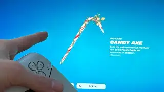 Кирка CANDY AXE вернется в магазин предметов Fortnite в 2025 году!