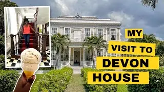 A Day at Devon House for the BEST Ice cream, curry goat patty & mansion Tour | Kingston, Jamaica