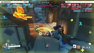 Pre-fight turret placement by THANATOSEA &mdash; Overwatch 2 Replay 7Z4NFJ