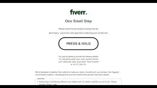 Resolve Press & Hold Error on Fiverr #fiverr