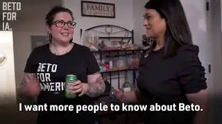 Beto O'Rourke - Beatrice in West Des Moines