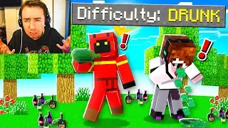 Trolling With a DRUNK Mod - Minecraft