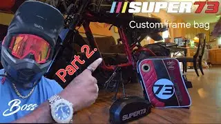 DIY E-bike Frame Bag Part 2 of my Super73 Build and installation.
