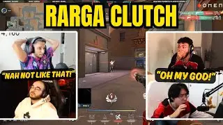 Valorant Streamers React To XLG Rarga Insane 1v3 CLUTCH Against SEN In VCT Masters Toronto