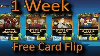Naruto Online: 1 Week Free Card Flip