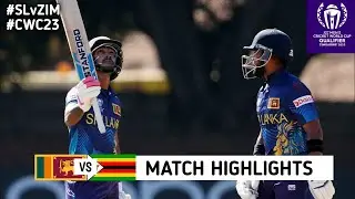 Srilanka vs Zimbabwe - icc world cup qualifier 2023 match highlights (icc world cup 2023 india)