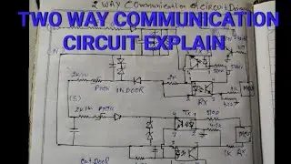 Two way communication circuit diagram explain#omelectronicsmbd
