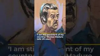 &lsquo;I am still president of my country,&rsquo; Nicolas Maduro tells US court | AJ #shorts