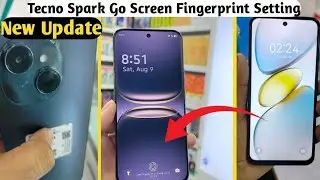 How To Add Screen Fingerprint in Tecno Spark Go 1 | All Tecno Spark Mobile Screen Fingerprint Enable