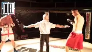 DUEL FIGHT SPORTS BOXING / MICKY CARR V DANNY WALL / PEEP MAGAZINE